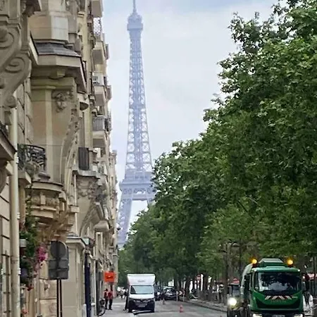 Studio 9m2 Tour Eiffel Invalide Champ De Mars 75015 Lägenhet *